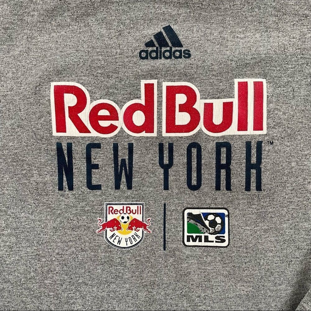 Adidas Red Bull Soccer MLS Climalite Long Sleeve Tshirt L